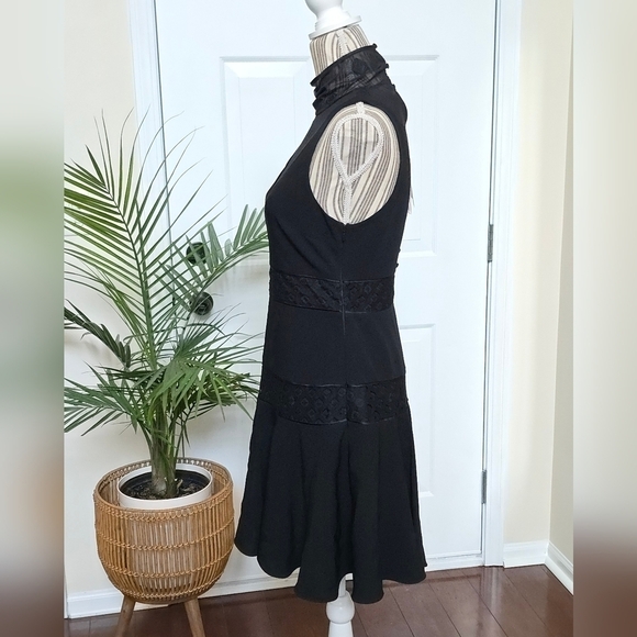 NWT Cinq a Sept Black Concordia Dress Size 8 - Picture 10 of 13